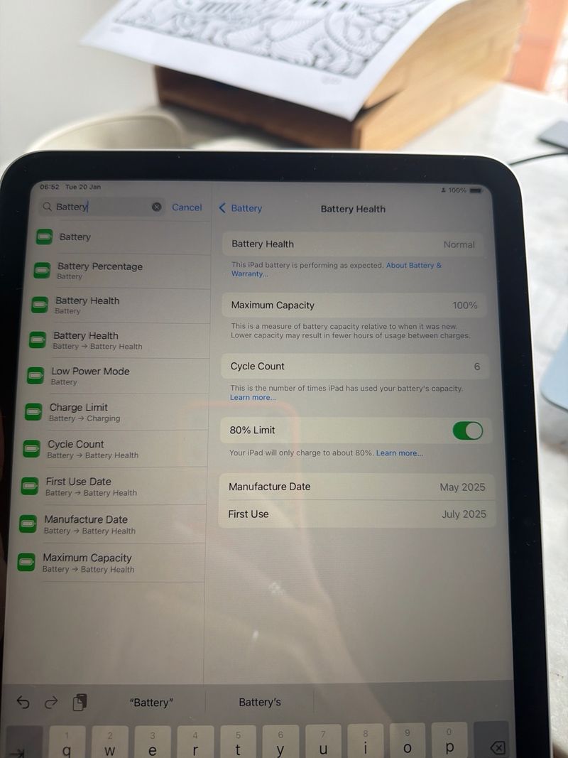 Apple iPad A16 (A3354) 11 128GB Plata afbeelding 9