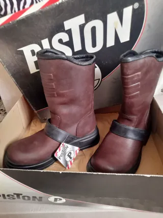 stivali modello biker marroni n. 40