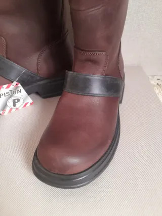 stivali modello biker marroni n. 40