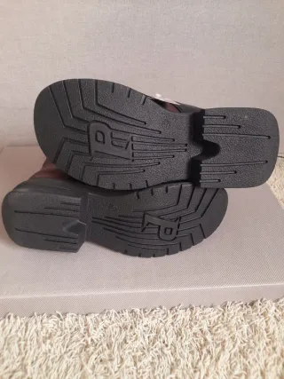 stivali modello biker marroni n. 40