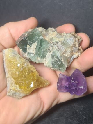 Fluoriti spagnole minerali fluorescenti