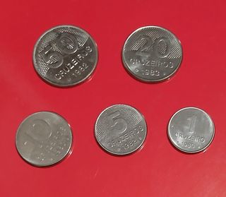 Monete Cruzeiros Brasile 1980-1983