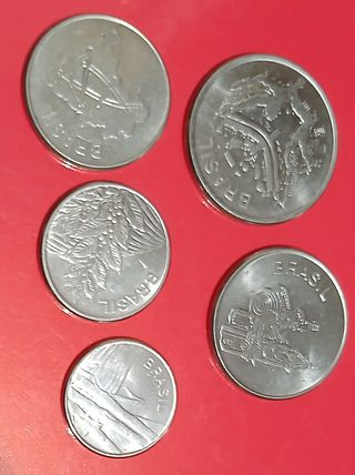 Monete Cruzeiros Brasile 1980-1983