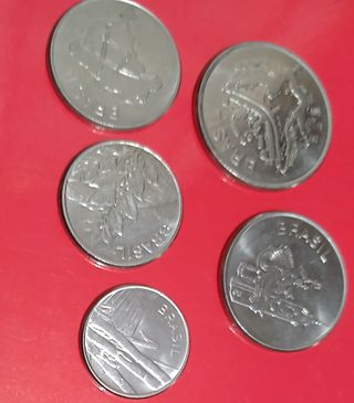 Monete Cruzeiros Brasile 1980-1983