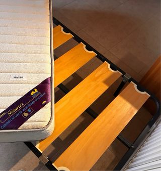 Cabezal, colchón y somier 90x180