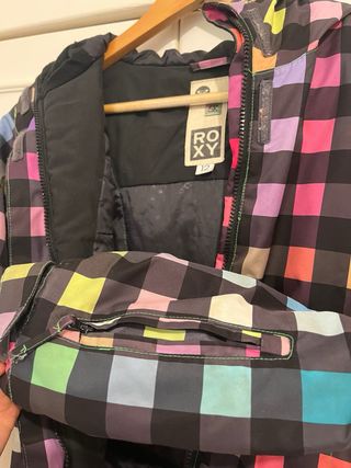 Giubbotto Roxy da sci per bambine multicolore