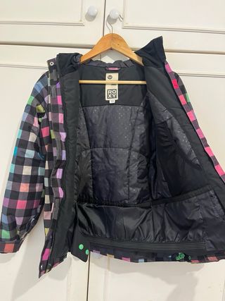 Giubbotto Roxy da sci per bambine multicolore