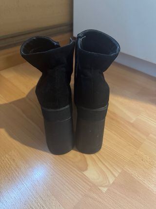 Botines negros plataforma