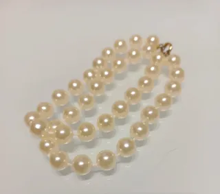 Pulsera de fallera de doble vuelta perlas
