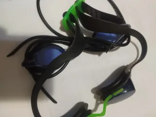 2 pares de Gafas de natación azules y verdes