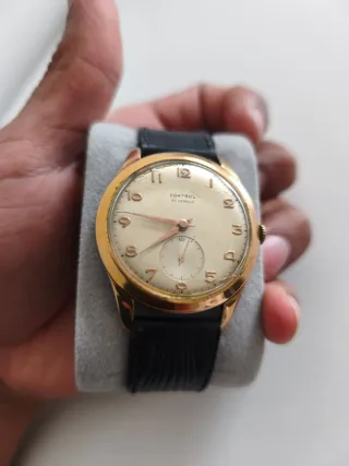 Reloj Control 21 Jewels Oro Negro