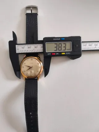 Reloj Control 21 Jewels Oro Negro