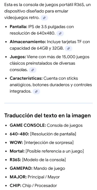 Consola Portátil Morada Juegos Retro