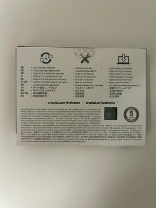 SSD Crucial P3 1TB M.2 NVMe PCIe Gen3