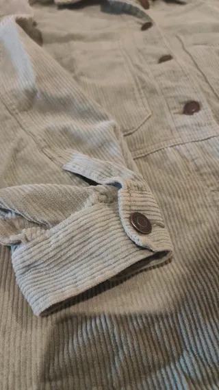 Chaqueta Pana Pull&Bear Verde Agua