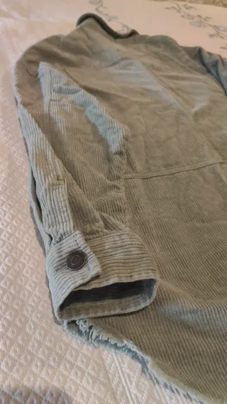 Chaqueta Pana Pull&Bear Verde Agua