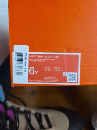 Botas Nike Beige y Azul