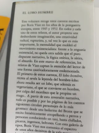 Libro de Boris Vian