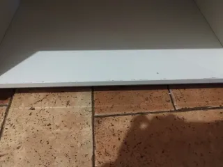 Mueble TV blanco madera