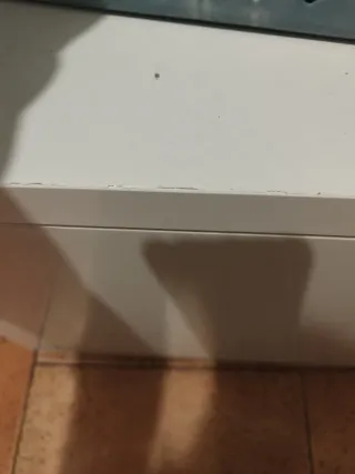 Mueble TV blanco madera