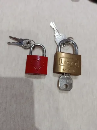 Lote 2 Candados con Llaves