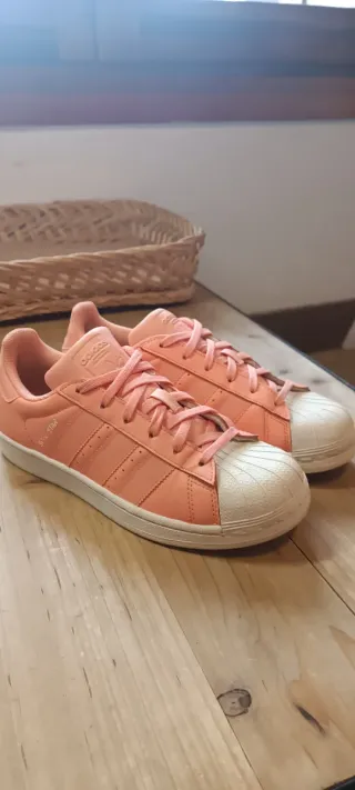 Zapatillas Adidas Superstar Coral Mujer