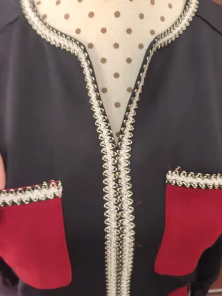 Vestido étnico cremallera XL