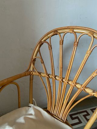 Mecedora infantil de bambú
