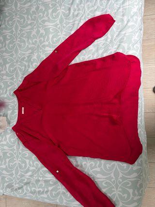 Blusa rosa manga larga