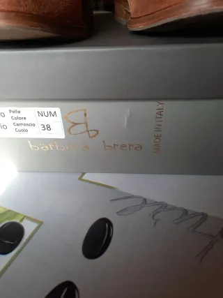 Stivali alti in camoscio e cuoio - Tg 38