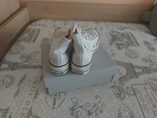 Converse plataforma blancas talla 35