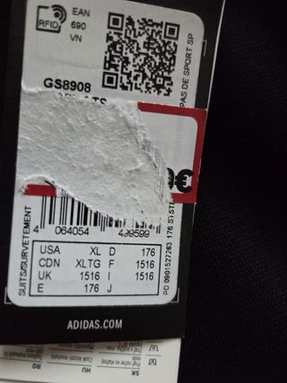 Chándal Adidas Negro