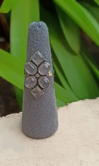 Anillo de Plata y Amatistas