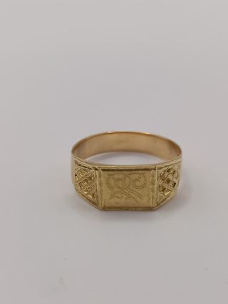 Anillo Sello Oro 18k 2,20gr