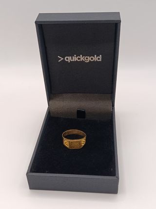 Anillo Sello Oro 18k 2,20gr