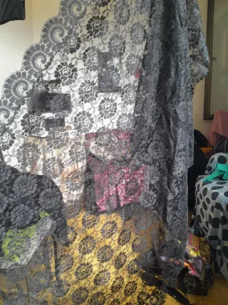 Mantilla Encaje Negra Semana Santa Zamora