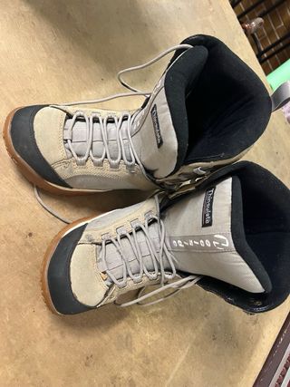 Botas de Snowboard Heelside Beige/Negro