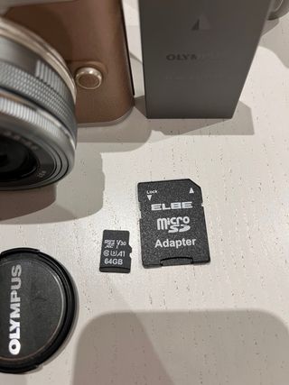 Olympus Pen E-PL10 Cámara Digital Marrón/Dorado