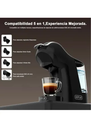 Cafetera Espresso Cápsulas Kotlie 5 en 1 Multicaps
