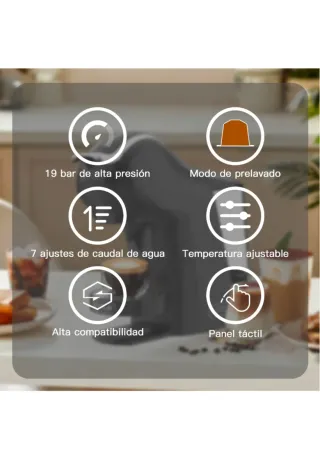 Cafetera Espresso Cápsulas Kotlie 5 en 1 Multicaps