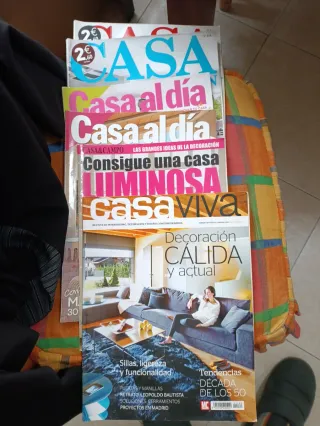 LOTE de revistas interiores y decoración.