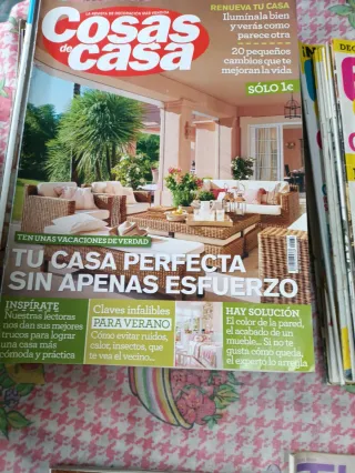 LOTE de revistas interiores y decoración.