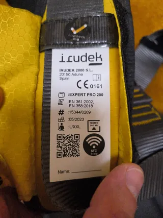 Arnés Irudek Expert Pro Talla L-XXL + Bolsa Porta