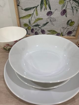 Vajilla Ikea Porcelana Blanca