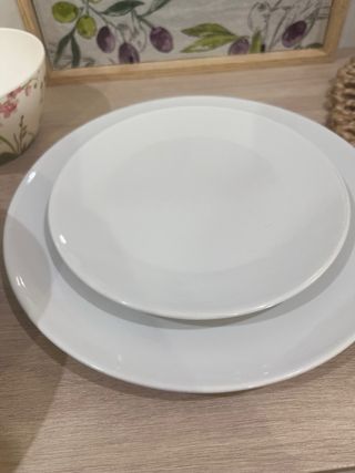 Vajilla Ikea Porcelana Blanca