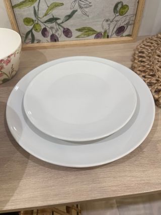Vajilla Ikea Porcelana Blanca