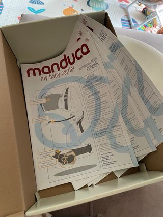 Mochila portabebés Manduca gris