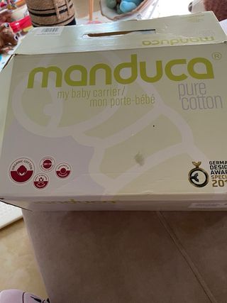 Mochila portabebés Manduca gris