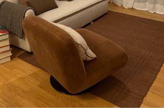 Butaca Zara Home Marrón Tela