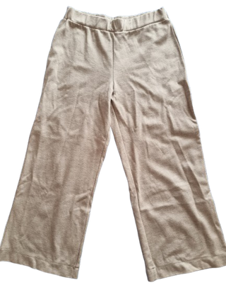 2 pantaloni tg 40 beige/grigio